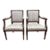Paire de fauteuils à la reine de style Louis XVI