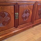 large eighties oriental sideboard