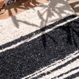 Handwoven recycled cotton rug - 40 x 60 cm