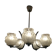 Art deco chandelier with 5 arms of light