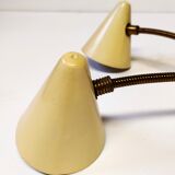 Arredoluce beige wall lights,1950s.