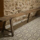 Long church pew