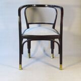 Armchair n°715 by Gustave Siegel for Kohn, 1905. Backhausen