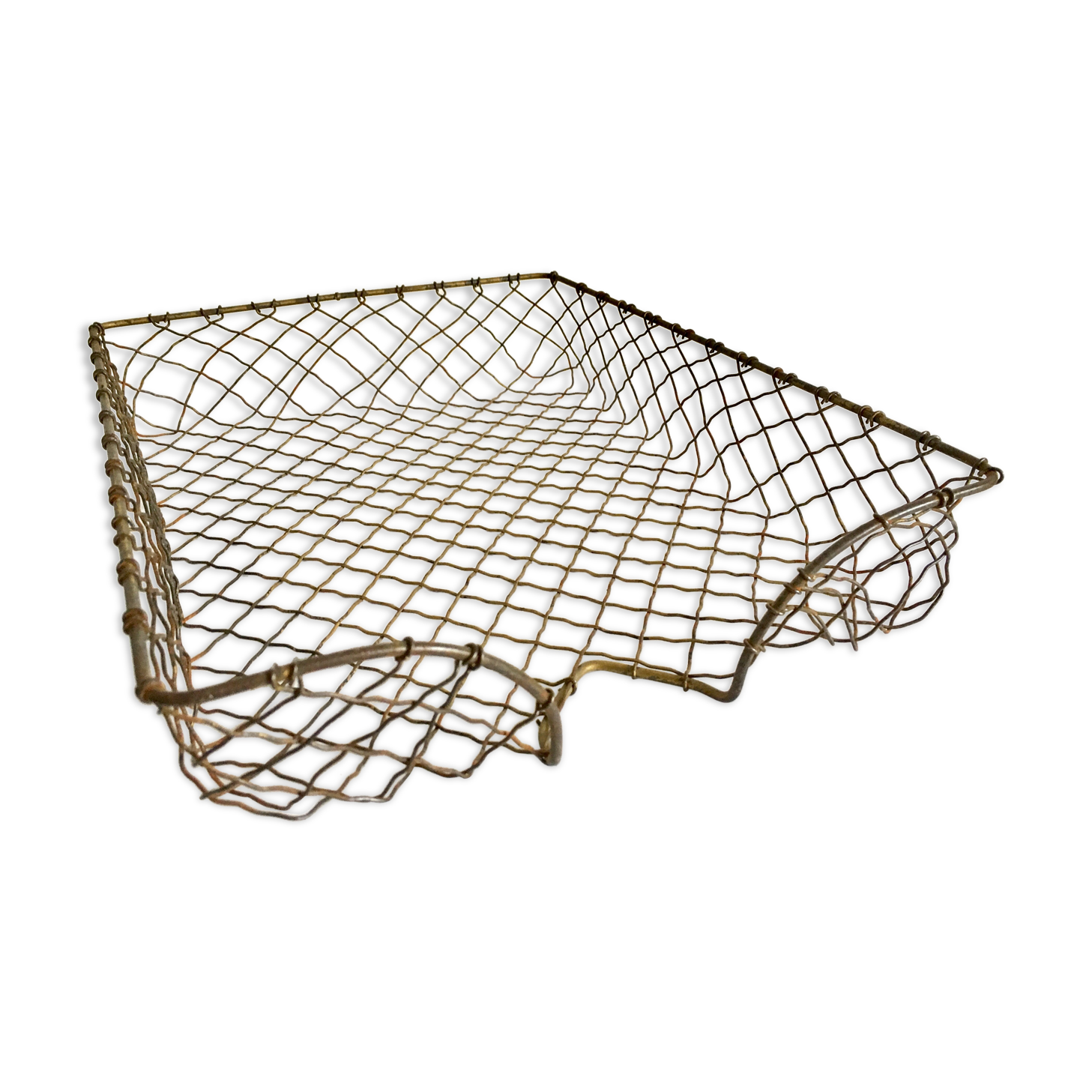 Metal wastebasket mail