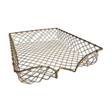 Metal wastebasket mail