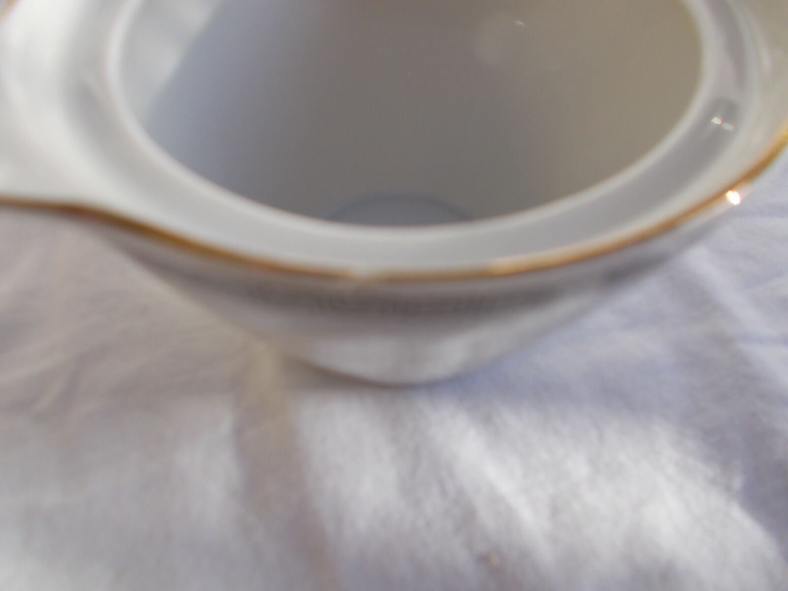 White and silver coffee service or Bavaria Waldsassen.