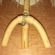 3 rattan sconces 50s