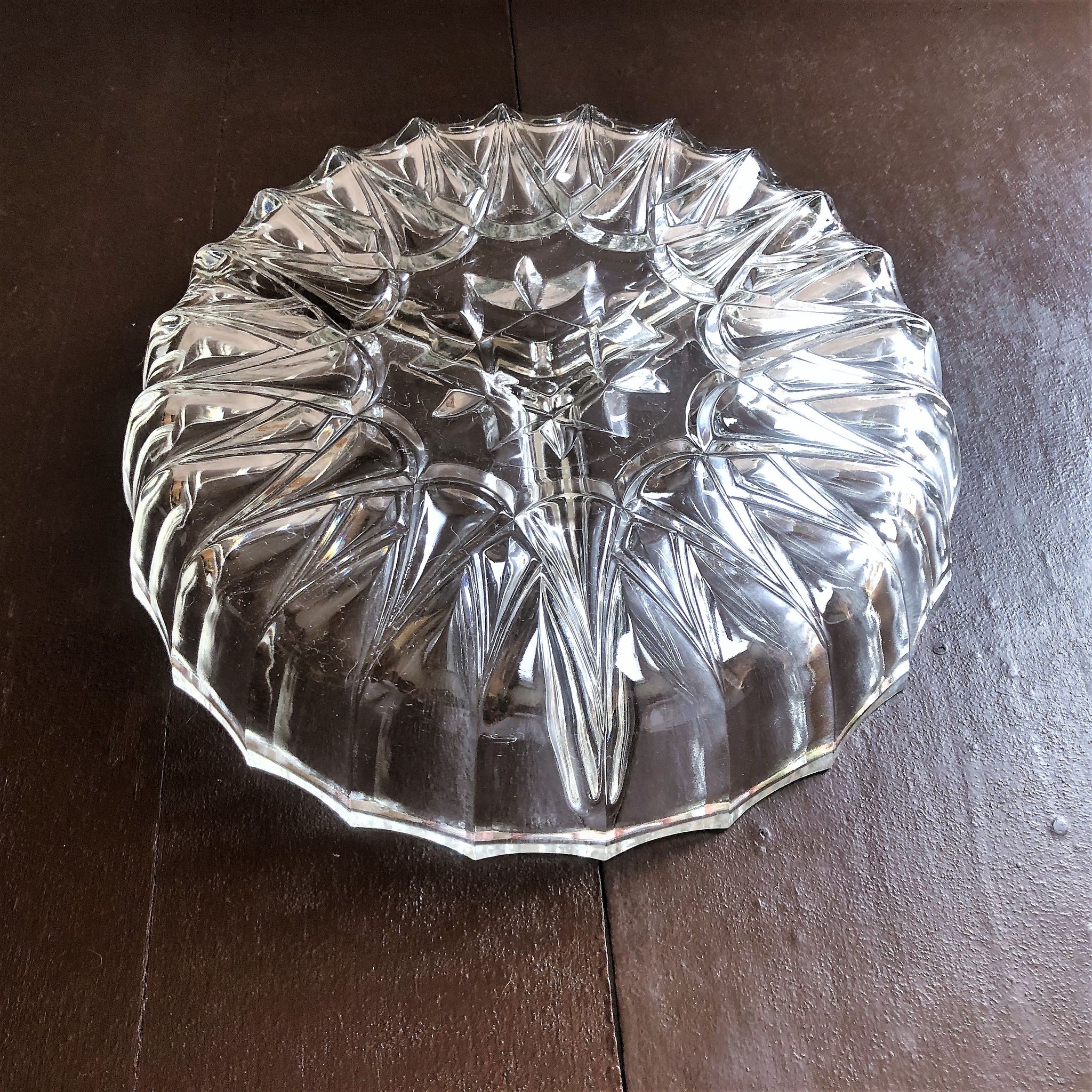 Plat de service dit mendiant à trois compartiments vintage