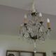 Antique chandelier with tassels
