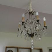 Antique chandelier with tassels