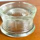 Vintage glass paperweight tray