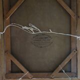 Ancien tableau bouquet de fleurs