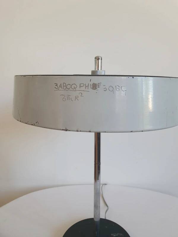 Modernist table lamp attributed to L. Kalff for Philips (circa 1960)