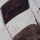 5 tubular chairs in suede and chrome by Roche Bobois, 1970.
