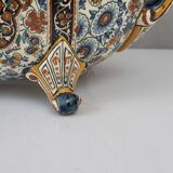 19th century Gien earthenware planter with Persian decor