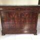 Commode XIXe Louis Philippe marbre sainte anne et noyer