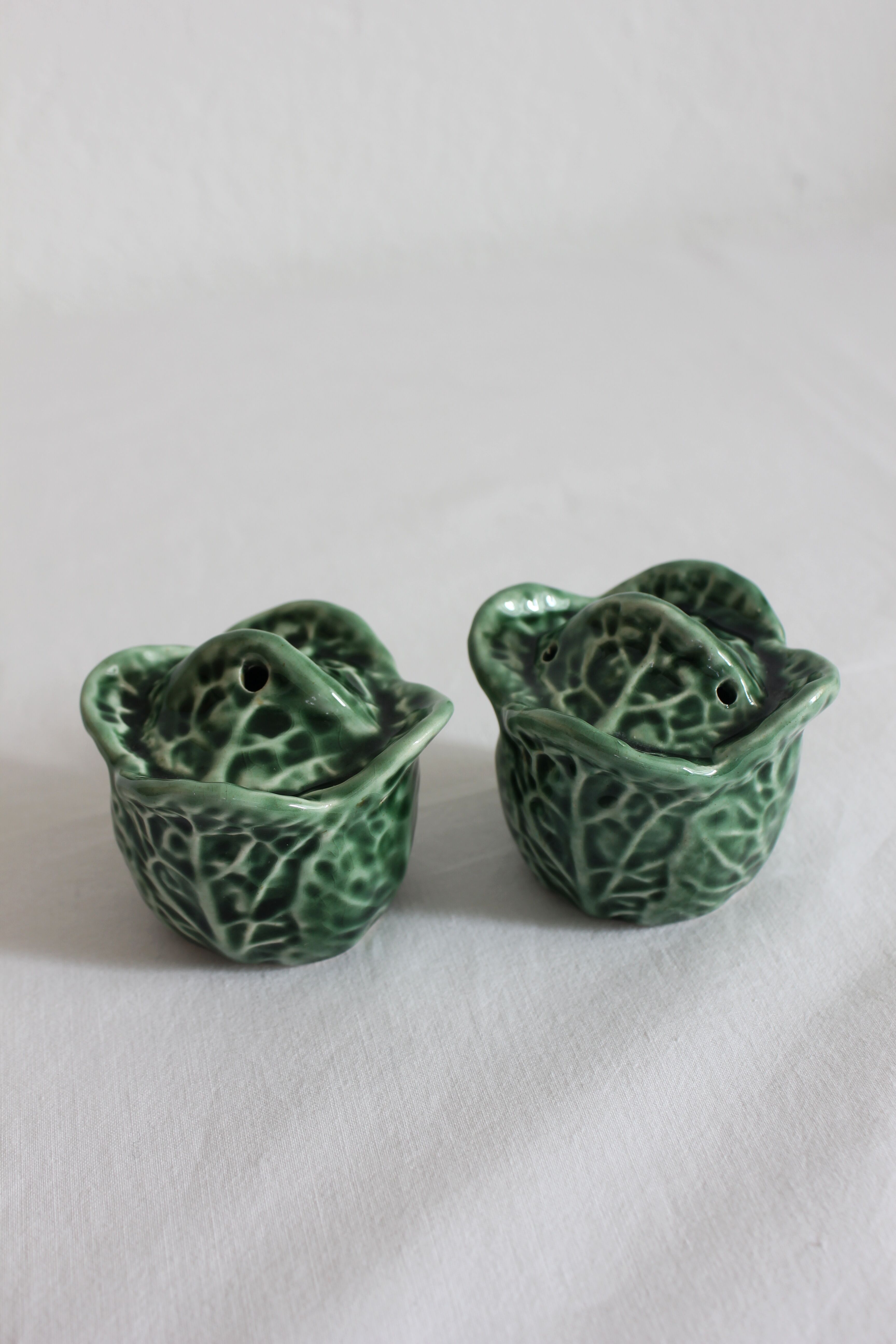 Salt and pepper shaker cabbage slurry