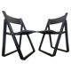 Pair of Rare Folding Chairs Dabaya, Allibert, France, 1970s