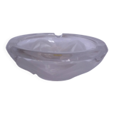 Crystal ashtray, flower shape, water lily J.G. Durand, Cristal d’Arques