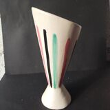 Saint-Clément vase, modernist French ceramic – 1950s–1960s