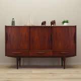 Enfilade en teck, design danois, années 1970, fabriquée par ES Møbler