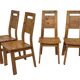 Vintage set of four dining room chairs Finnish Design Laukaan Puu
