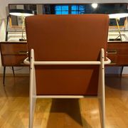 Armchair designed by Jean Prouvé in 1939, by Vitra, Switzerland.