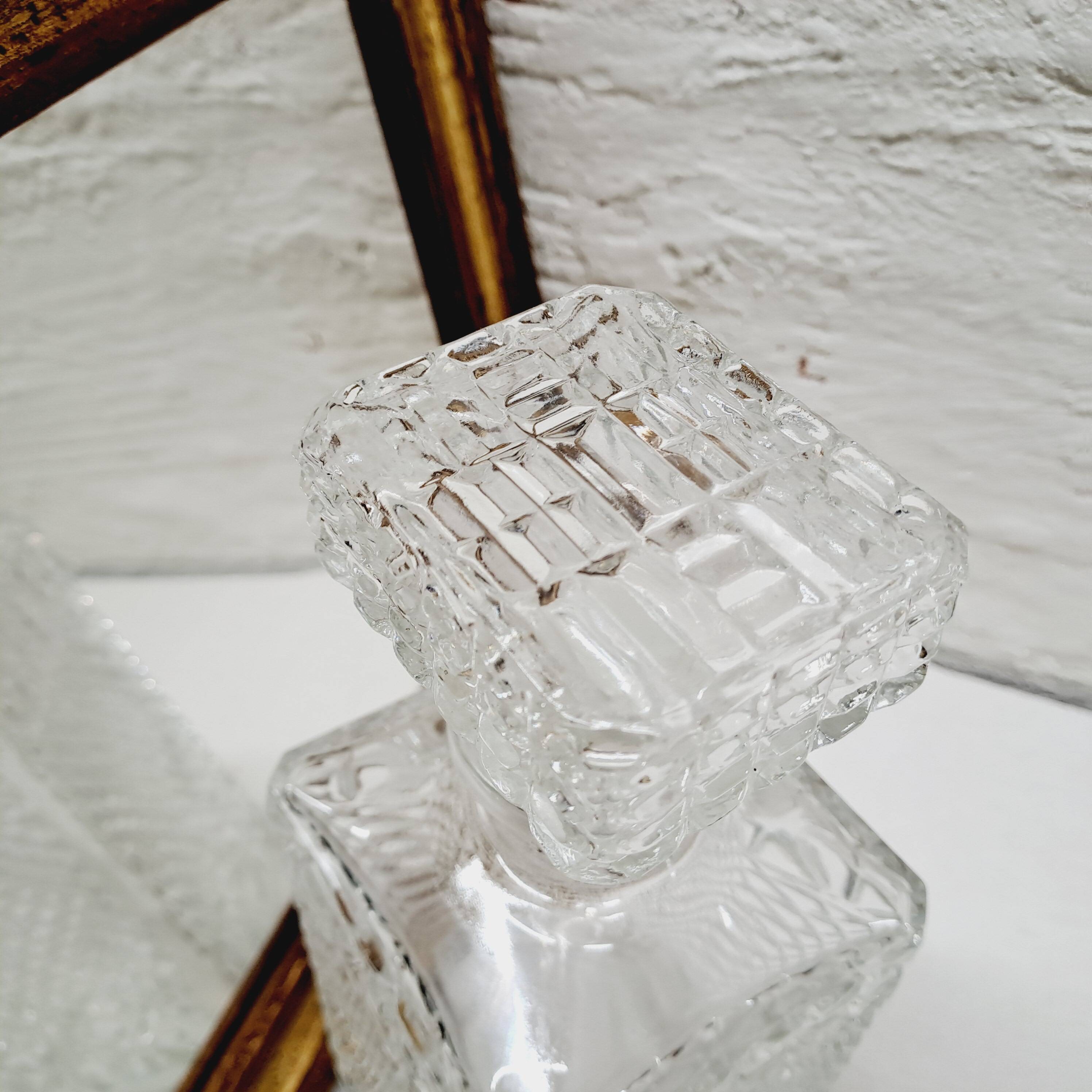 Carafe à whisky pointes de diamant