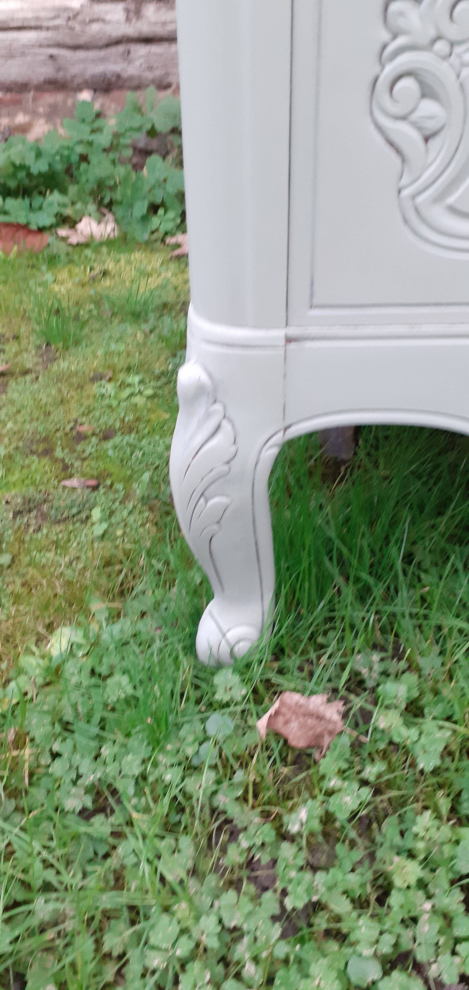 Commode style Louis xv 3 tiroirs vert Luxembourg