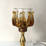 Lampe en verre Oberglass, Vienne années 70