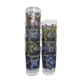 7 tea glasses, orienti pattern