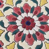 Jules Vieillard à Bordeaux - Important plat - en faience fine à décor d'émaux cloisonnés - XIXème