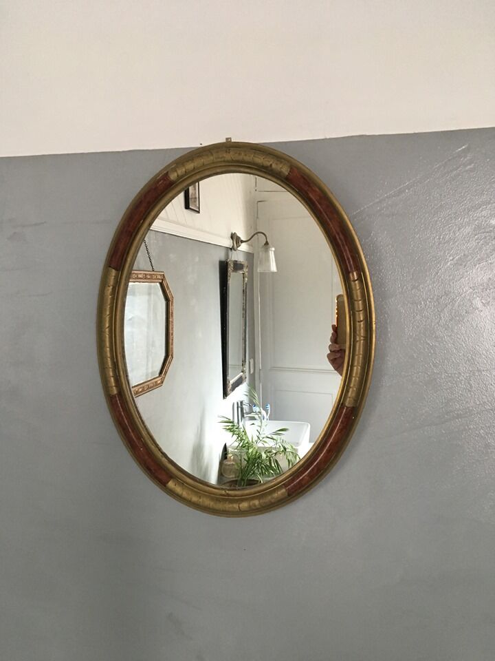 Miroir ovale