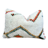 Housse de coussin berbère marocaine Azilal aux motifs colorés 60x40cm