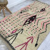 Handmade moroccan berber carpet 254 x 142 cm