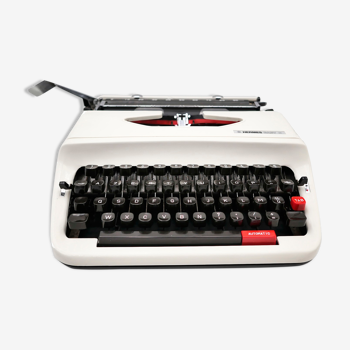Revised Hermes baby S typewriter with new ribbon