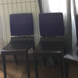 Set of 4 Finn chairs by Ligne Roset
