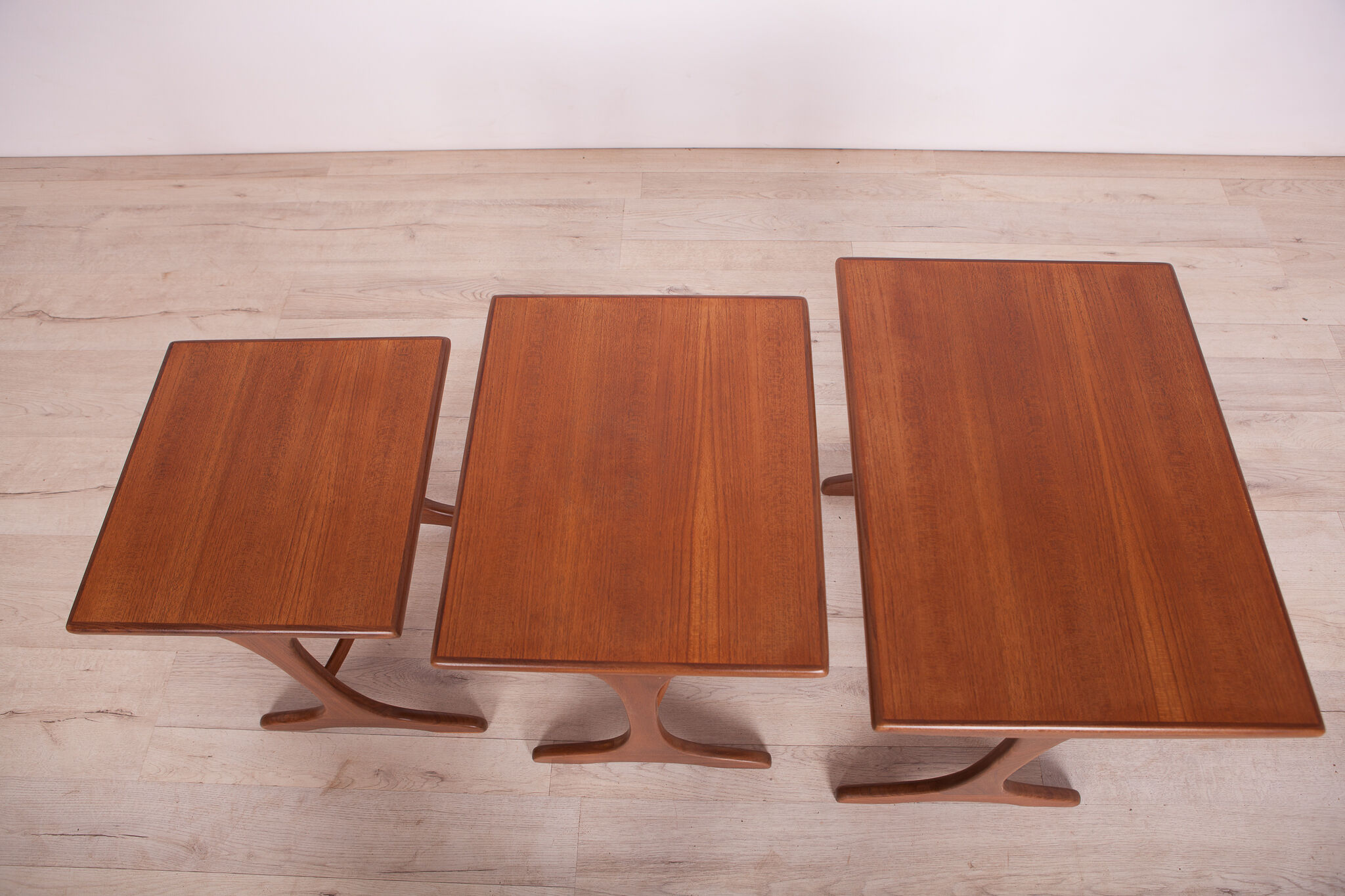 Teak pull out tables by Victor Wilkins for G-Plan, 1970
