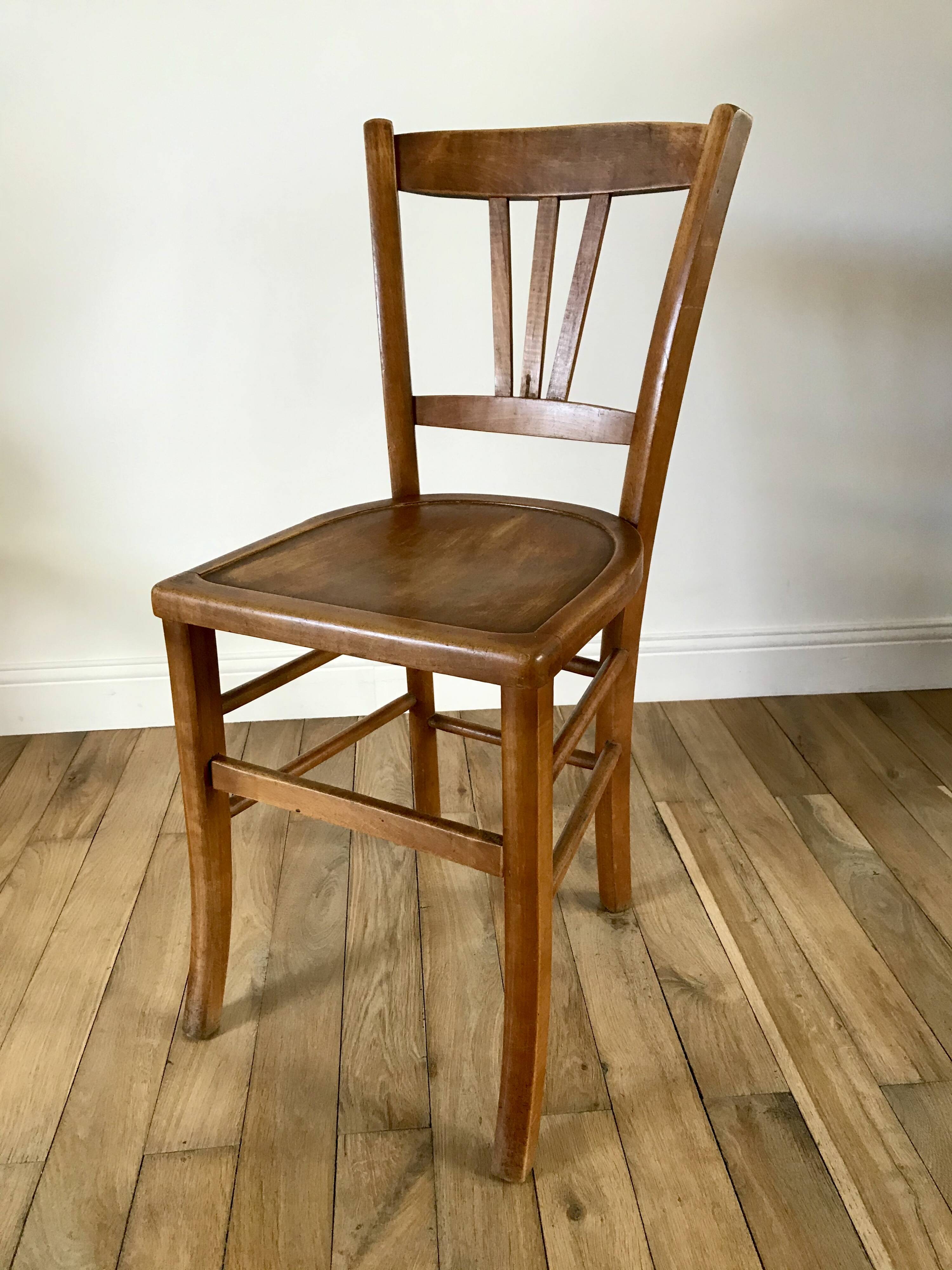 Luterma bistro chair in beech wood from the 1950s