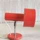 Orange metal wall light by Delmas - 1960s/70s