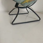 Vintage 1960 terrestrial globe glass world map Perrina - 24 cm