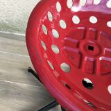 Vintage high stool sitting tractor
