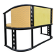 Canapé Jugendstil Josef Hoffmann curved wood beech