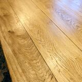 Solid oak farmhouse table 260x100