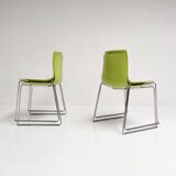Set of 4 Katifa design chair by Arper, after 2000
