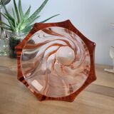 Vase Luminarc tourbillon en verre rose