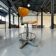Vintage workshop/office/industrial factory chair