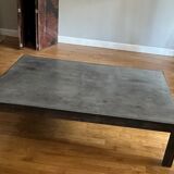 Industrial style concrete coffee table