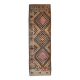 3x10 blue & brown persian runner rug, 91x295cm sk 18084 free shipping