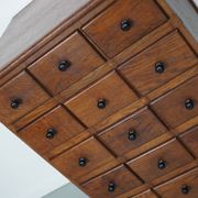 Dutch Oak Apothecary / Barber Cabinet, Early 20th Century